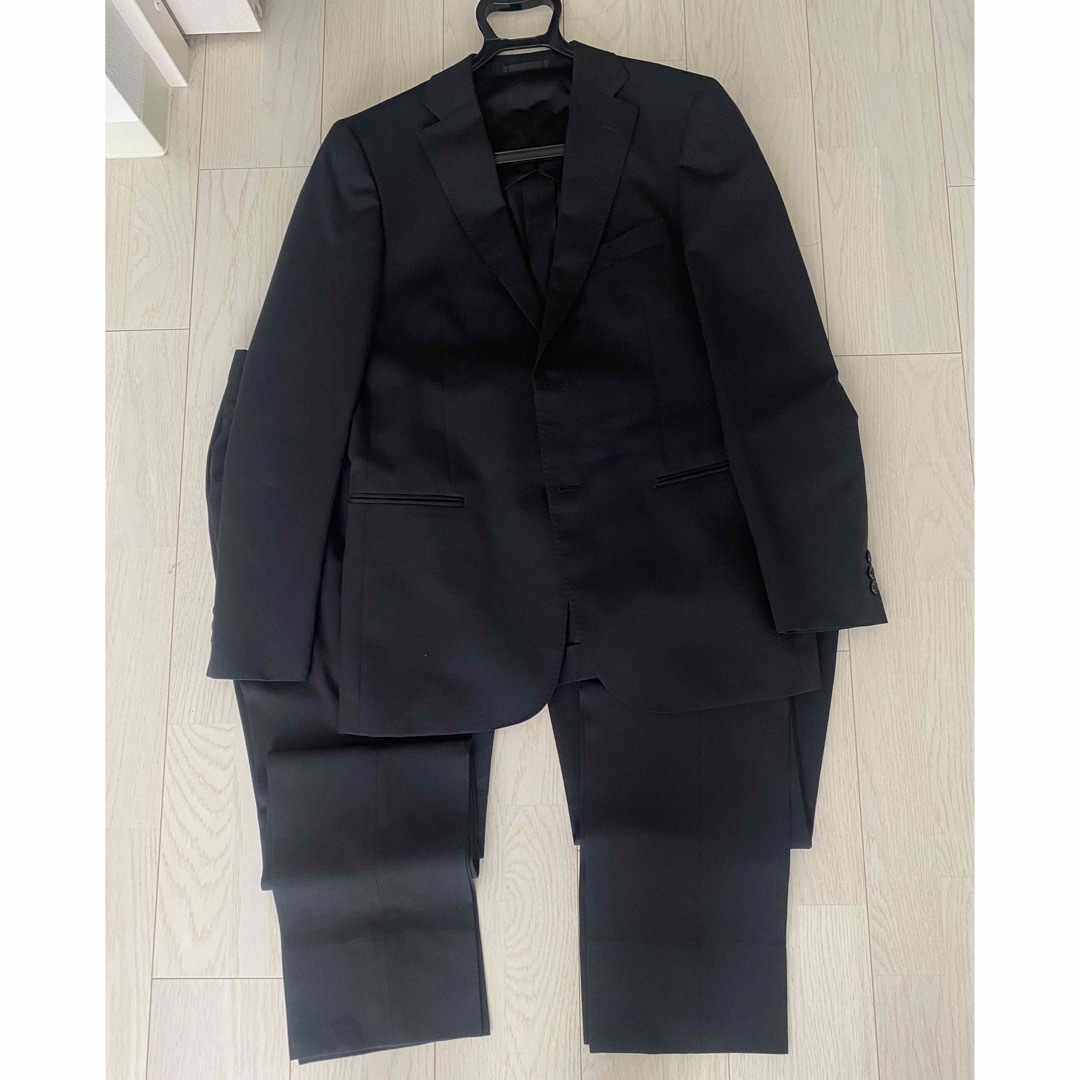 黒スーツ リクルートスーツ パンツ2本