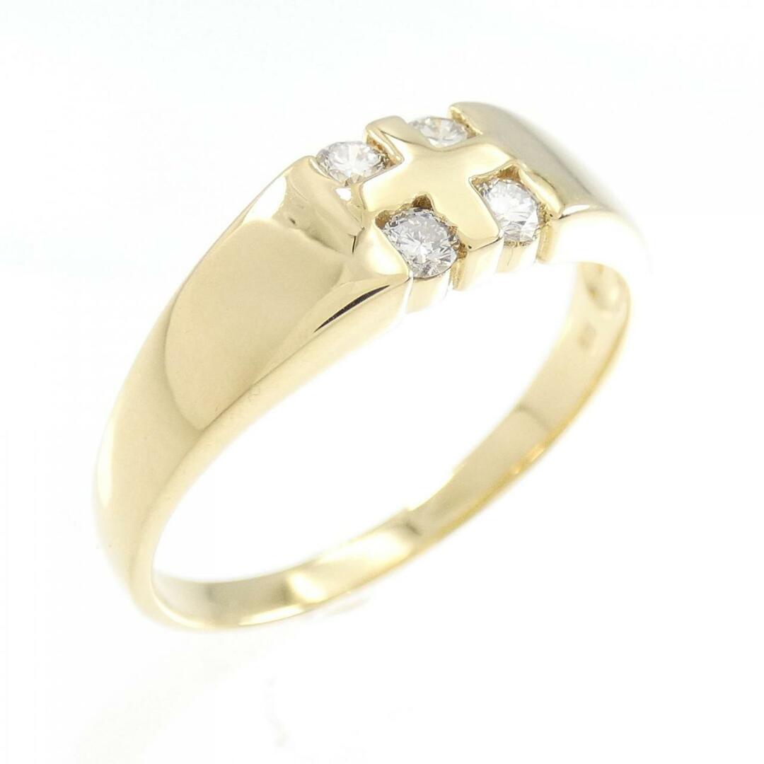 【新品】K18YG ダイヤモンド リング 0.20CT レディースのアクセサリー(リング(指輪))の商品写真