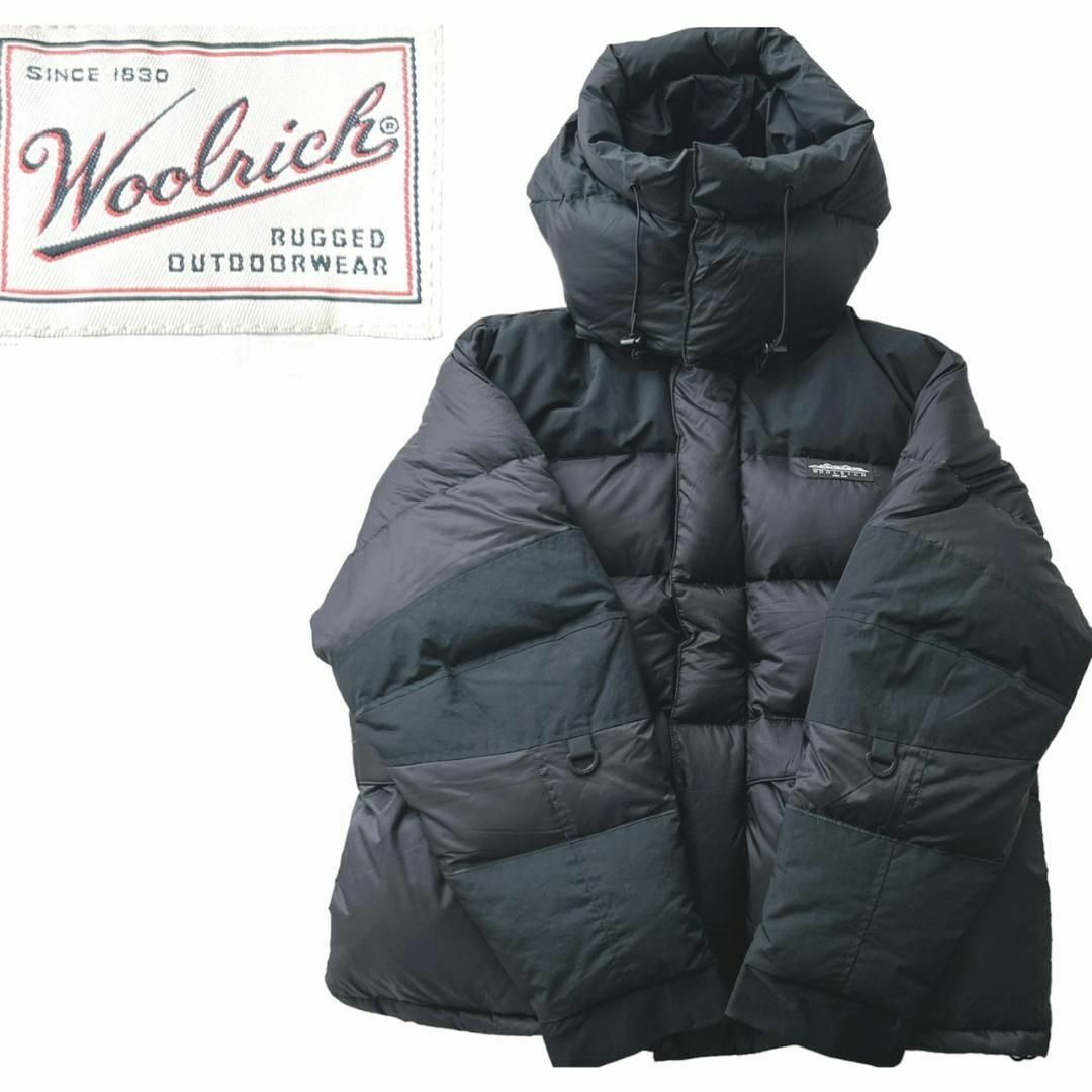 90s Woolrich ビンテージ フーデッドダウンジャケット Lサイズ