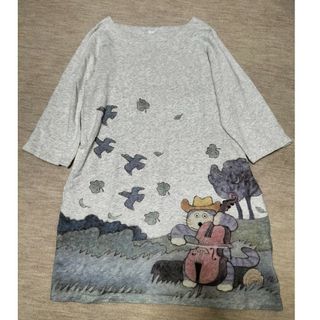 グラニフ(Design Tshirts Store graniph)のグラニフ 11ぴきのねこ チュニック ワンピース(ひざ丈ワンピース)