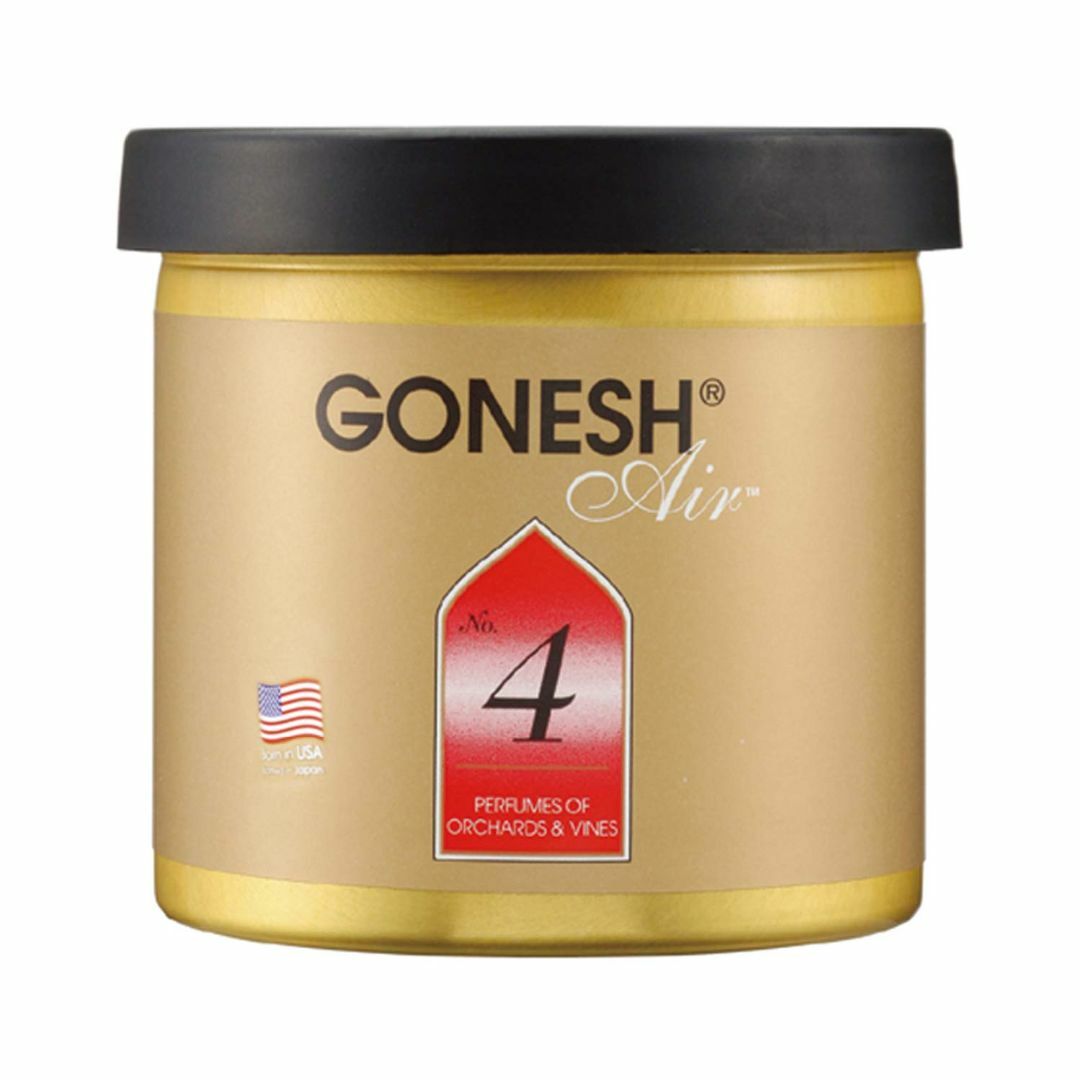 GONESH(ガーネッシュ) 置き型芳香剤 ゲルエアフレシュナー No.4(甘く