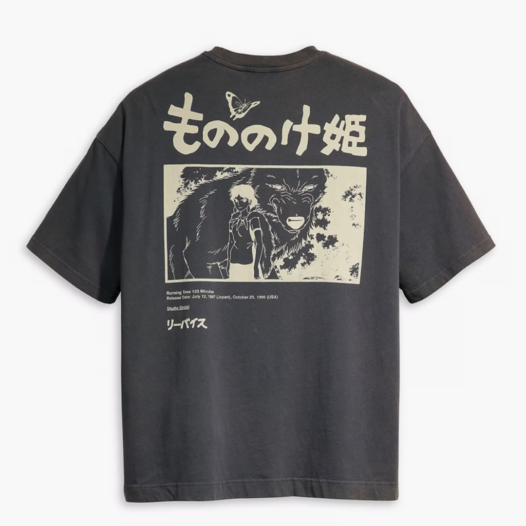 LEVI'S PRINCESS MONONOKE SAN & WOLF TEE