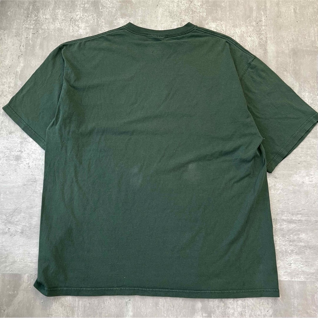 GREEN BAY PACKERS ロゴ入り グリーン系 Tシャツ ビックサイズ メンズのトップス(Tシャツ/カットソー(半袖/袖なし))の商品写真