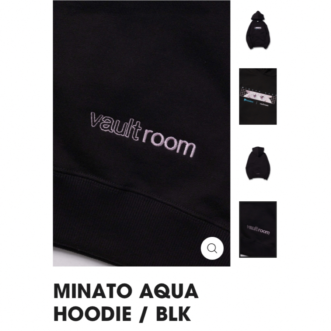 vaultroom MINATO AQUA HOODIE BLK - 通販 - pinehotel.info