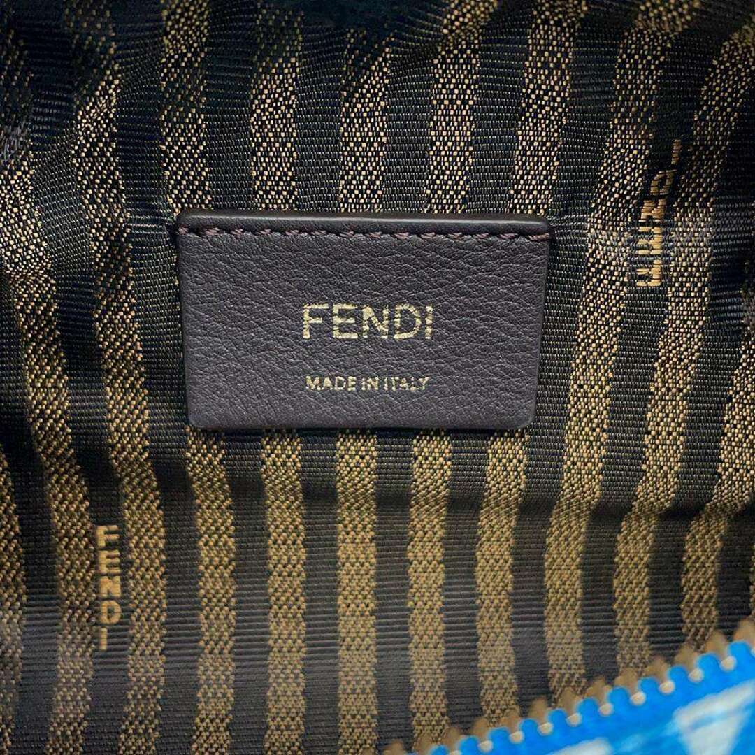 フェンディ ハンドバッグ ミニ ワンショルダー PVC 8BS050 FENDI バッグ 白