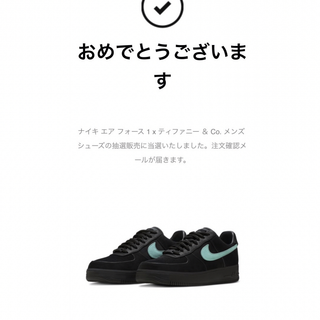 Tiffany & Co. × Nike Air Force 1 Low メンズの靴/シューズ(スニーカー)の商品写真