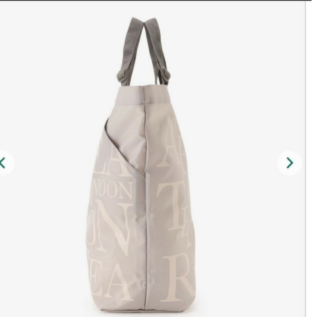 アフタヌーンティー スリットポケット付きロゴバッグL レディースのバッグ(エコバッグ)の商品写真