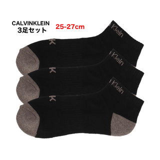 カルバンクライン(Calvin Klein)のCalvinKleinカルバンクライン 靴下3足セット 25〜27cm(ソックス)