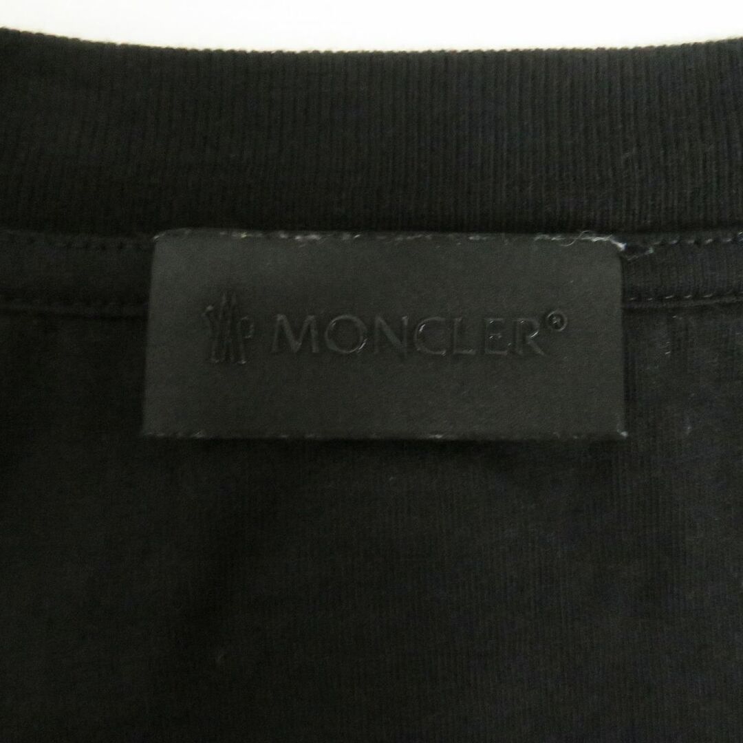 MONCLER   美品□SS MONCLER/モンクレール MAGLIA GIROCOLLO ロゴ