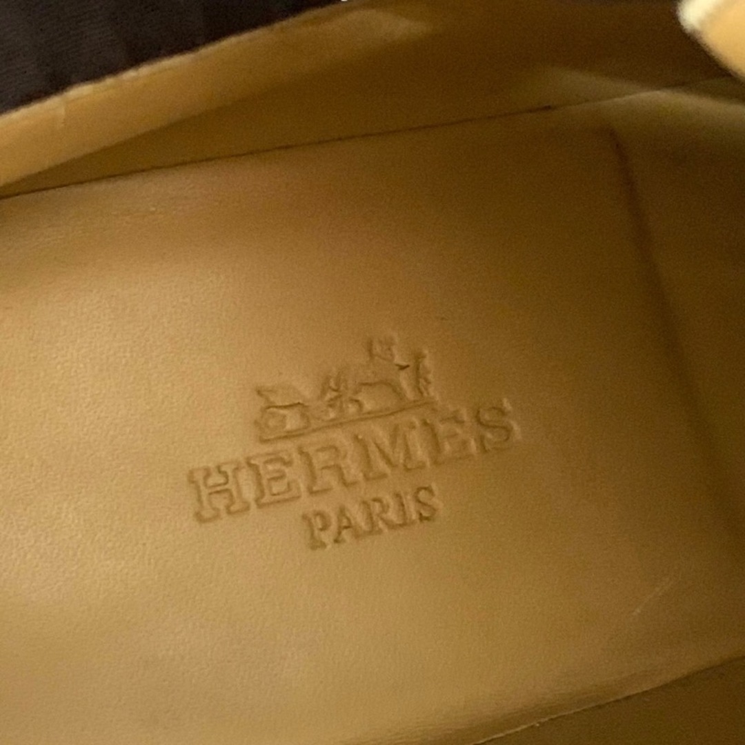 Hermes - エルメス レザー ファブリック ブーツ ショートブーツ 靴