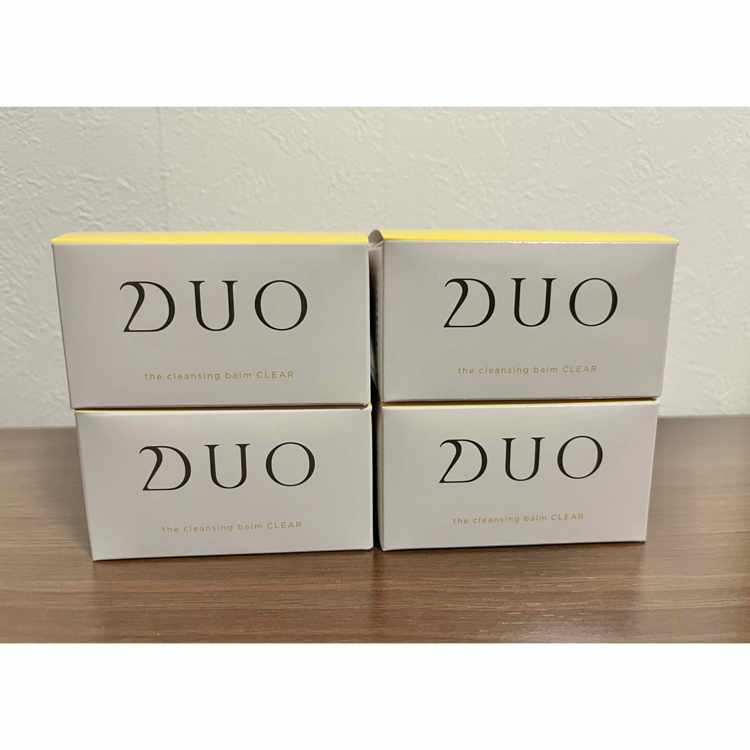 DUO クレンジングバーム　クリア90g×4個