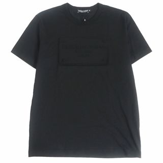 新品ドルチェ＆ガッバーナロゴＴシャツ半袖黒色ＭブラックDolce&Gabbana