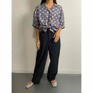 silk dot shirt(シャツ/ブラウス(半袖/袖なし))