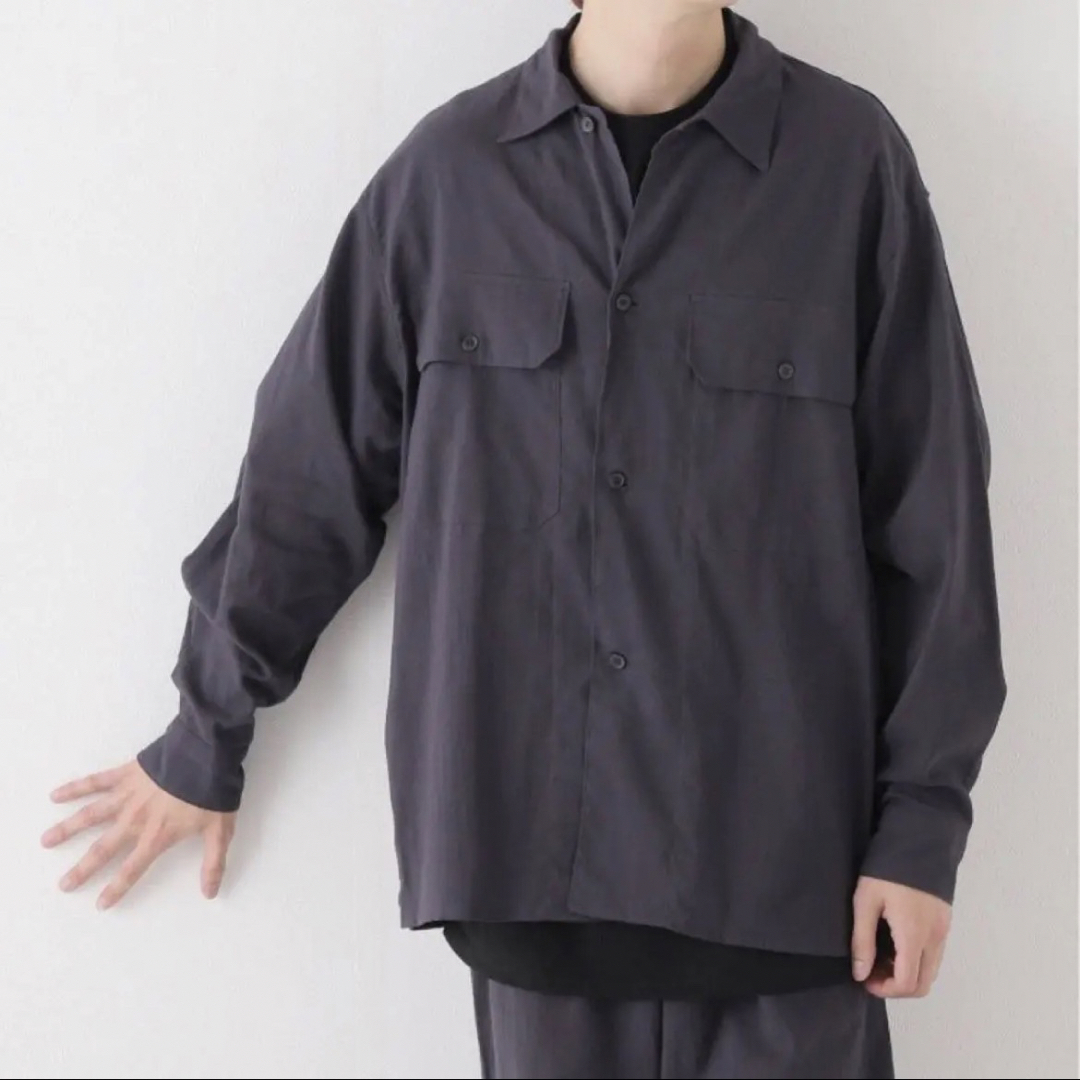 COMOLI - COMOLI 22SS 空紡オックス C.P.Oシャツ NAVY 3の通販 by ...