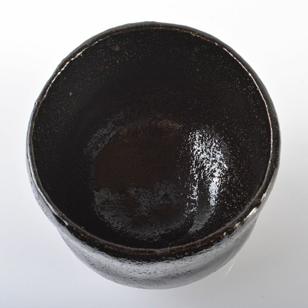 茶道具 楽吉左衛門 黒楽茶碗 小服茶碗 V R6202 茶道具 楽吉左衛門 黒楽茶碗 小服茶碗 V R6202