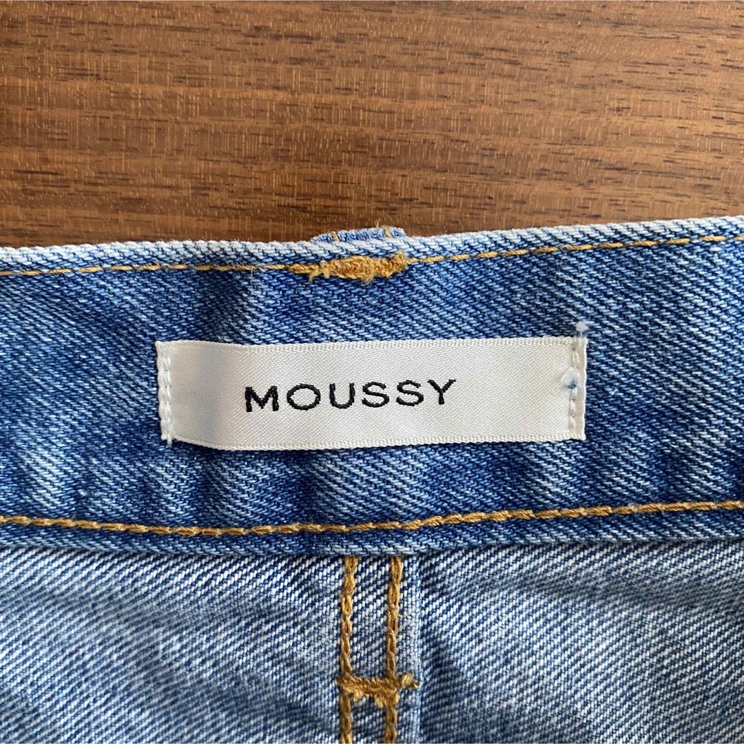 moussy(マウジー)のmoussy デニムスカート レディースのスカート(ミニスカート)の商品写真