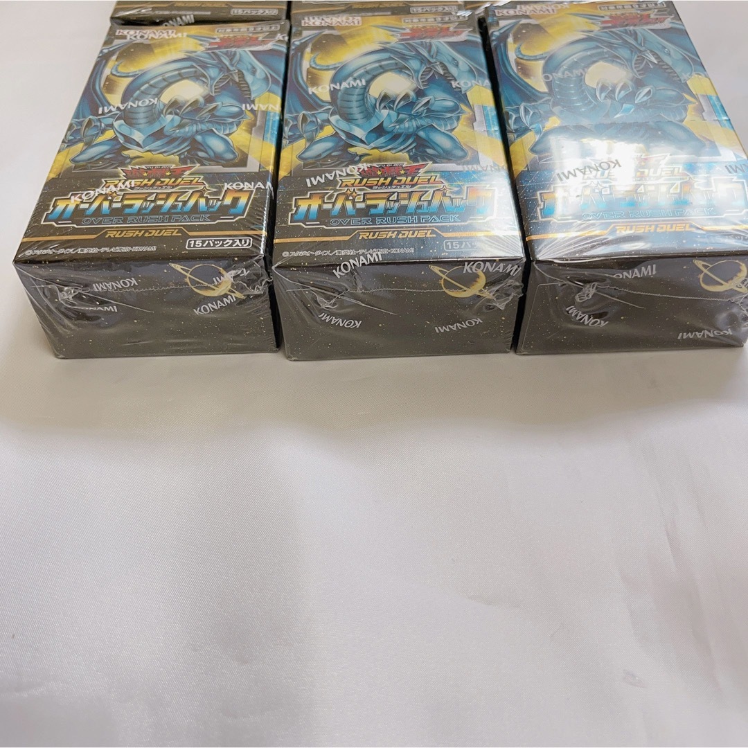 遊戯王ラッシュデュエル オーバーラッシュパック 6BOX 未開封シュリンク付