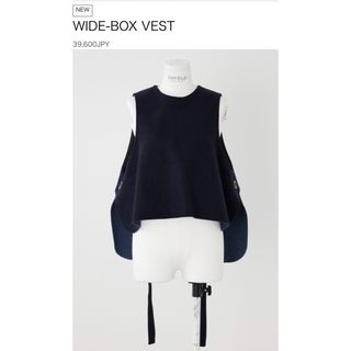 新品タグ付き　ENFOLD WIDE BOX-VEST