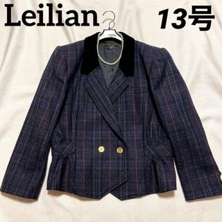 leilian - 極美品 レリアン 大きいサイズ 高級 イタリア製 ツイード