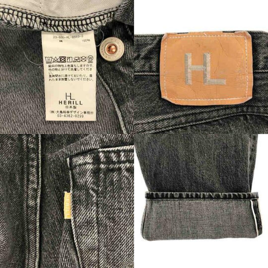 HERILL / ヘリル | 2023SS | HL Denim 4PK / タック ブラックデニム