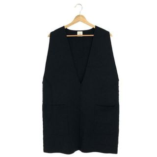 スピックアンドスパン(Spick & Span)のSpick and Span / スピックアンドスパン | 2022SS | C/R ニットベスト | F | ネイビー | レディース(ベスト/ジレ)