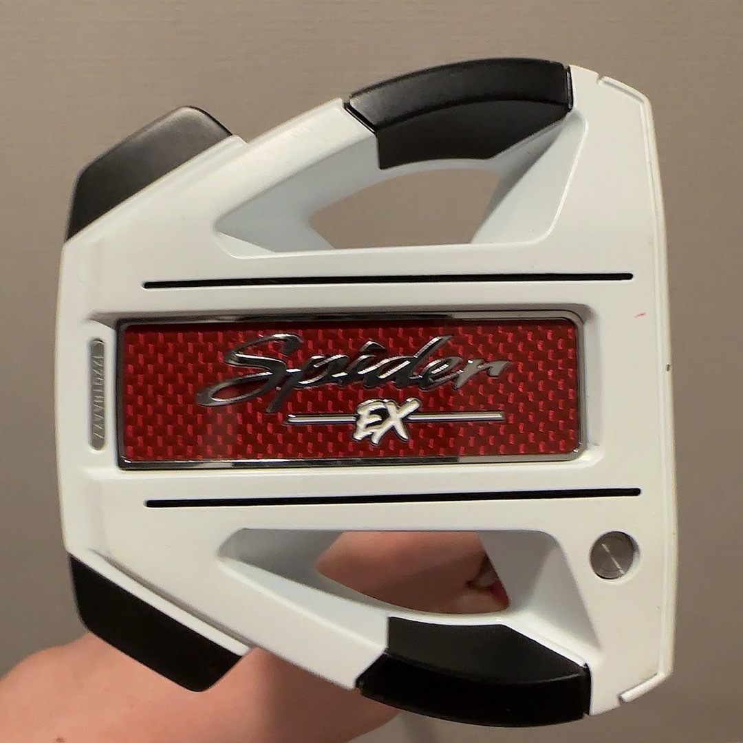 TaylorMade(テーラーメイド)の【美品】テーラーメイド　スパイダーEX 34インチ　パター　ゴーストホワイト スポーツ/アウトドアのゴルフ(クラブ)の商品写真