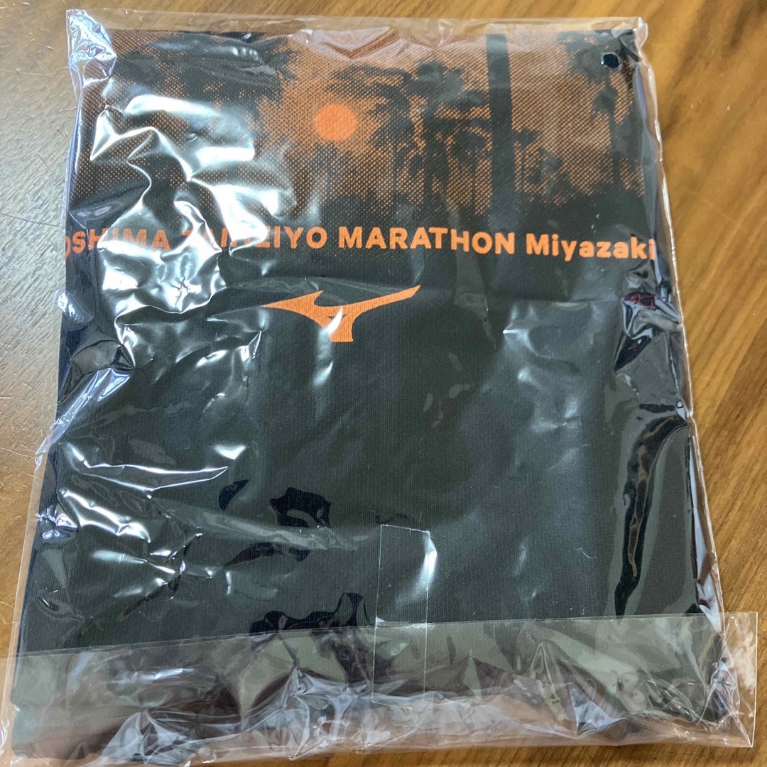 MIZUNO(ミズノ)の青島太平洋マラソン　2021 ミズノ　Lサイズ　男性サイズ メンズのトップス(Tシャツ/カットソー(半袖/袖なし))の商品写真