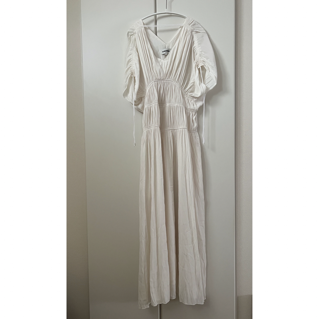 LOKITHO Gatherd Drape Dress  size2 レディースのワンピース(ロングワンピース/マキシワンピース)の商品写真
