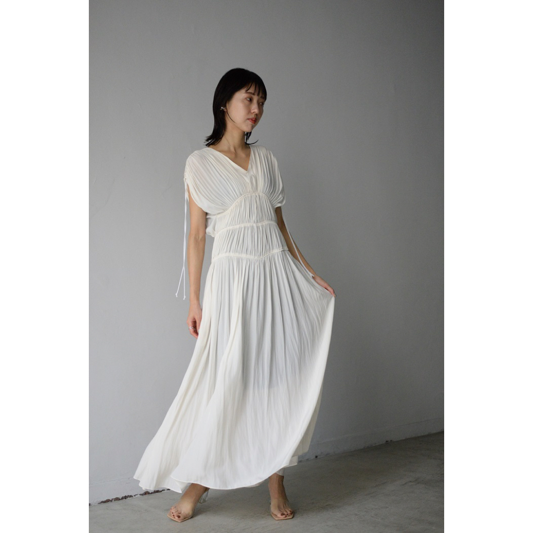LOKITHO Gatherd Drape Dress  size22色