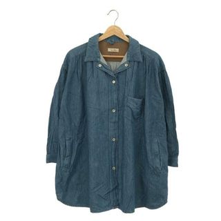 ネストローブ(nest Robe)のnest robe / ネストローブ | デニムシャツ | インディゴ | レディース(シャツ/ブラウス(長袖/七分))