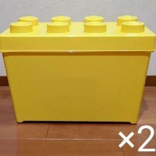 レゴ(Lego)のレゴ★クラシック 黄色ボックス ケースのみ 2箱 分別シール付  美品(その他)