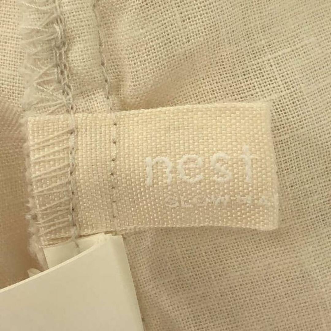 nest Robe(ネストローブ)の【美品】  nest robe / ネストローブ | ラッフルカラーブラウス | F | アイボリー | レディース レディースのトップス(シャツ/ブラウス(長袖/七分))の商品写真