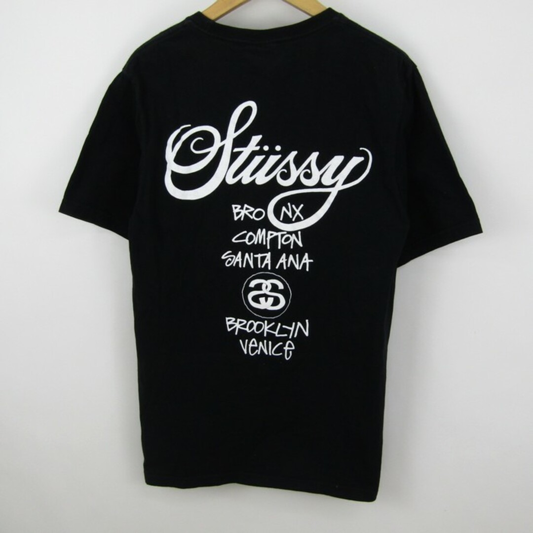 STUSSY Tシャツ 刺繍ロゴ Sサイズ