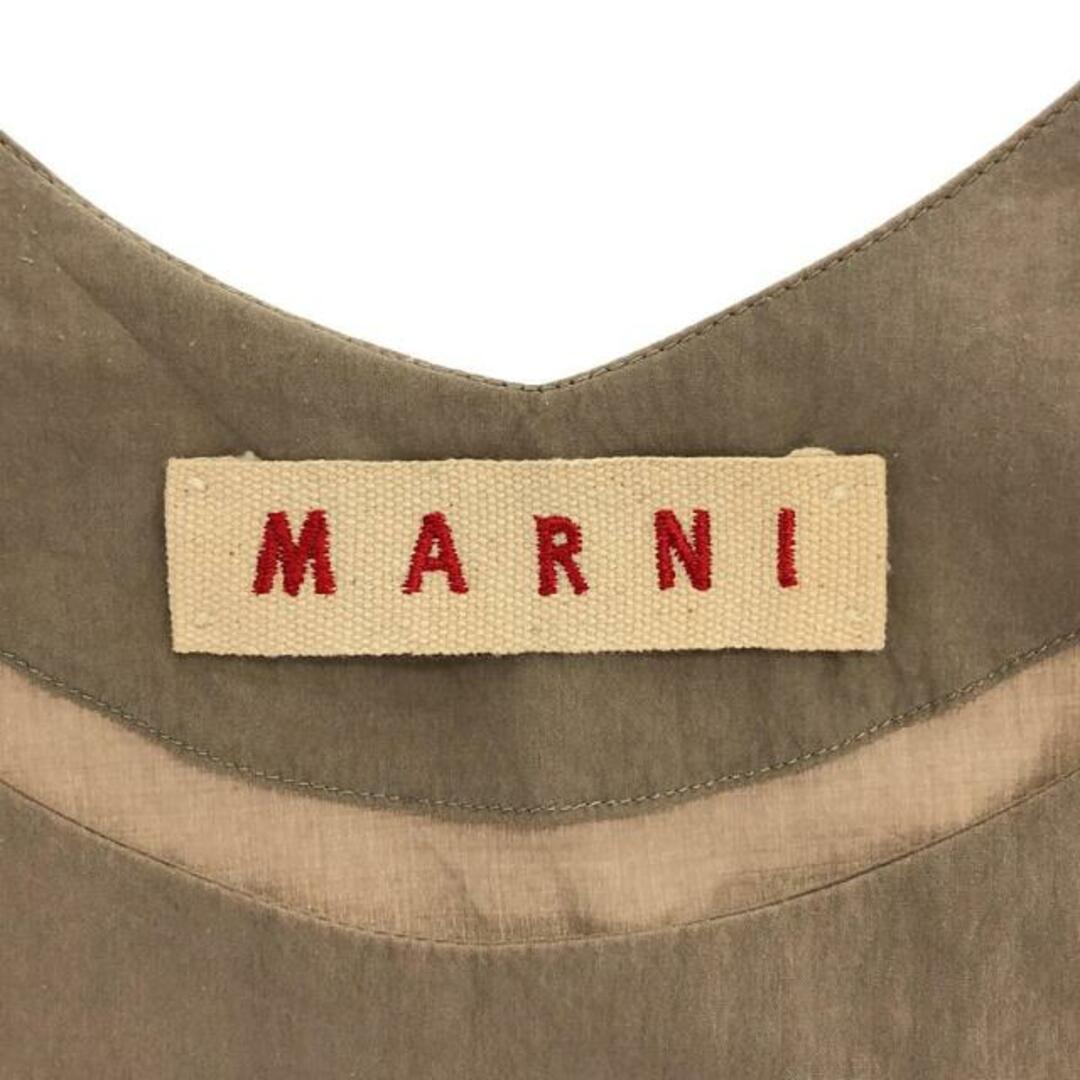 Marni(マルニ)のMARNI / マルニ | バイカラー ノースリーブワンピース | 40 | グレー/ミントグリーン | レディース レディースのワンピース(ロングワンピース/マキシワンピース)の商品写真