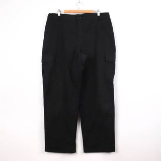 ディッキーズ(Dickies)のディッキーズ ワークパンツ カーゴパンツ ロゴ ボトムス アメリカ古着 大きいサイズ 黒 メンズ 40×30サイズ ブラック Dickies(ワークパンツ/カーゴパンツ)