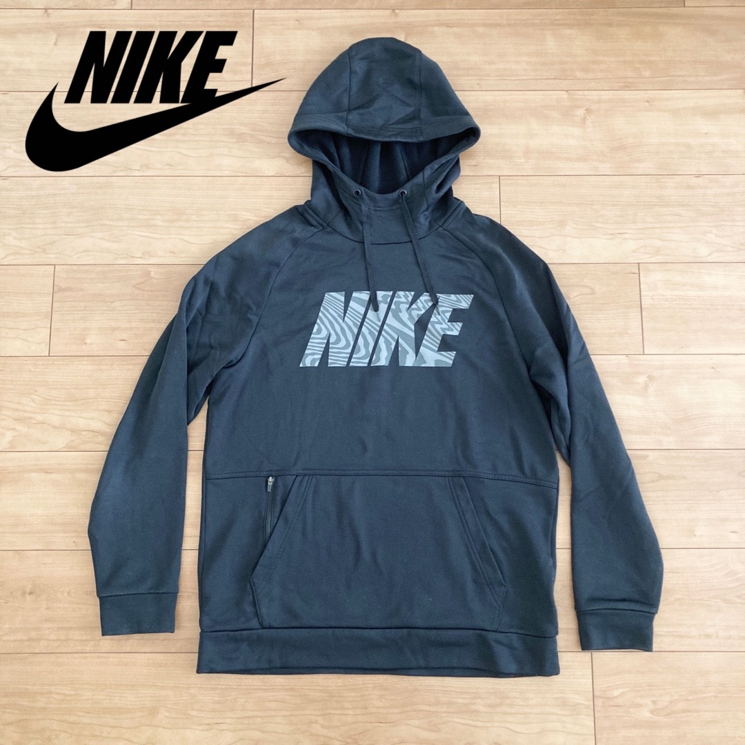 NIKE(ナイキ)の【美品】NIKE ナイキ DRY-FIT ドライフィット パーカー フーディ M メンズのトップス(パーカー)の商品写真