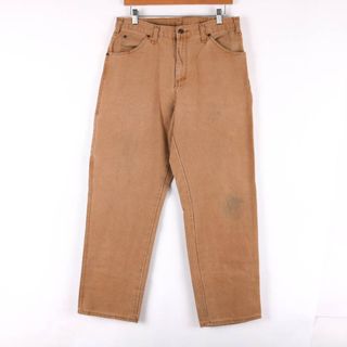 ディッキーズ(Dickies)のディッキーズ ワークパンツ ペインターパンツ ダック地 コットン100% ボトムス メンズ 33×32サイズ ブラウン Dickies(その他)