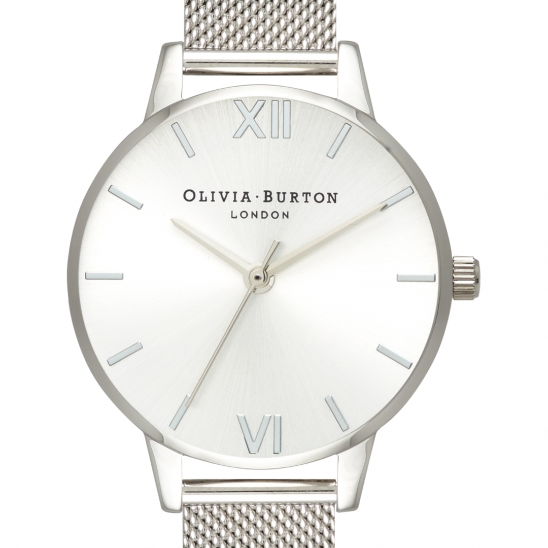 OLIVIA BURTON(オリビアバートン)の【新品】【在庫処分】オリビアバートン 腕時計 シルバー メッシュベルト OB16MD86 レディースのファッション小物(腕時計)の商品写真