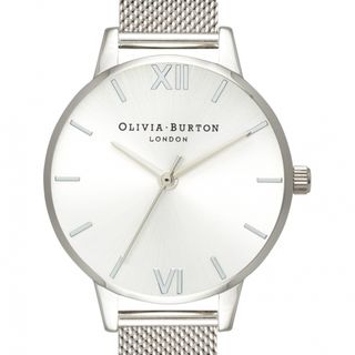 オリビアバートン(OLIVIA BURTON)の【新品】【在庫処分】オリビアバートン 腕時計 シルバー メッシュベルト OB16MD86(腕時計)