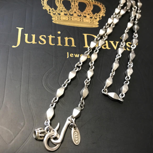 ◇JUSTIN DAVIS◇PICCADILLY CHAIN◇50cm◇クロム ◇JUSTIN DAVIS◇PICCADILLY CHAIN◇50cm◇クロム