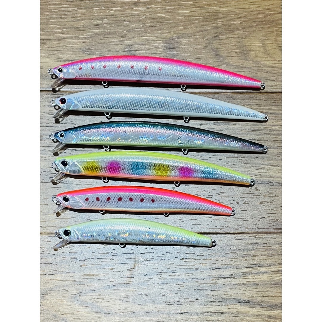 シーバス ルアー 6点 フックカバー&ケース付 Tide Minnow DUO