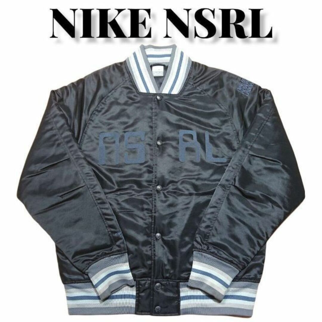 90s ナイキNIKE NEW YORK YANKEES 袖レザー切替スタジャン-