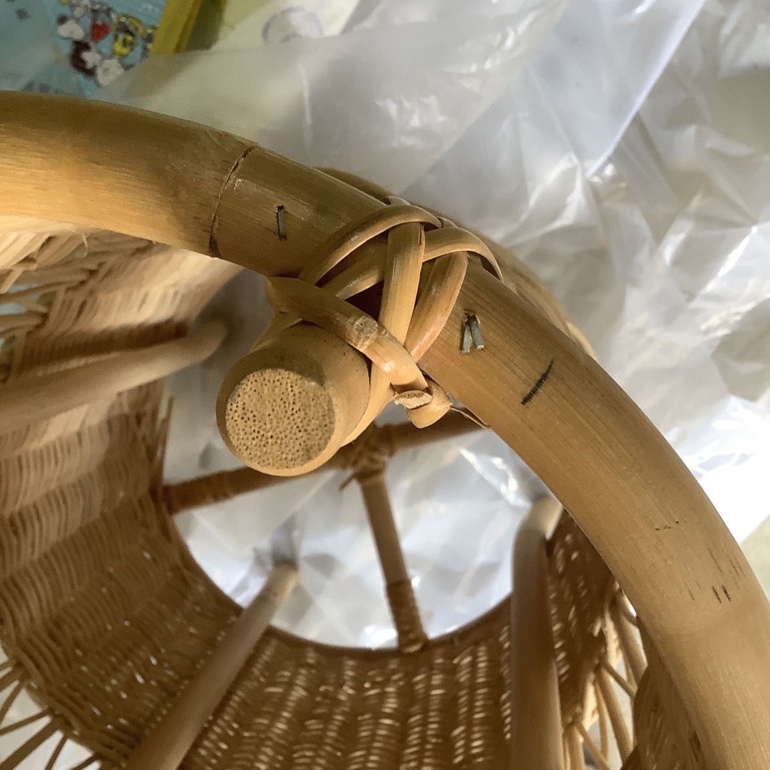 ラタン 籐 傘立て 鉢カバー ハンドメイドの通販 by church's ラタン 籐 傘立て 鉢カバー ハンドメイドの通販 by church's