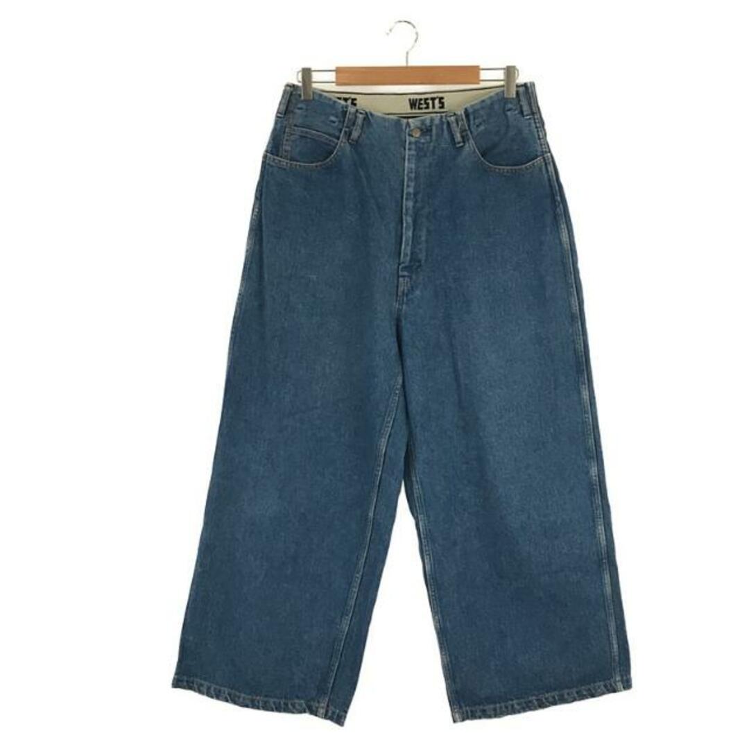 WESTOVERALLS / ウエストオーバーオールズ | 850B DENIM BAGGY バイオウォッシュ バギー デニムパンツ | F | インディゴ | メンズ