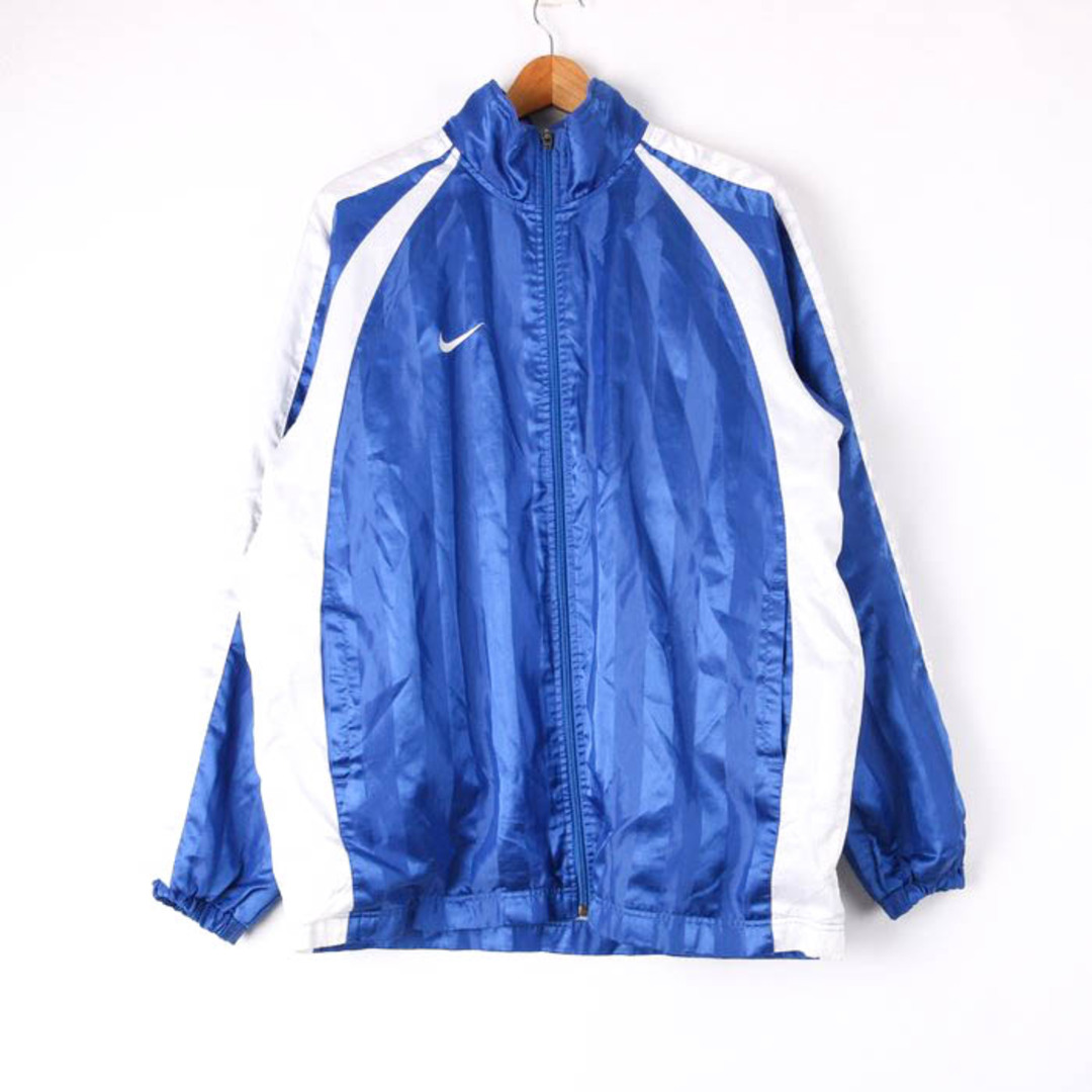 NIKE ナイロンジップアップジャケット　XL ネイビー　202-0555