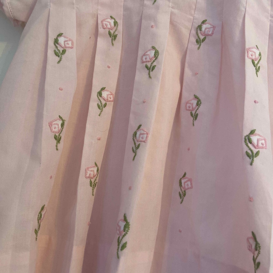 ヴィンテージ　ドレス キッズ/ベビー/マタニティのベビー服(~85cm)(セレモニードレス/スーツ)の商品写真