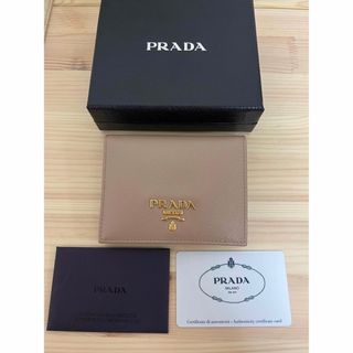 プラダ(PRADA)の新品同様 極美品 PRADA プラダ 折り財布 財布 サフィアーノ(財布)