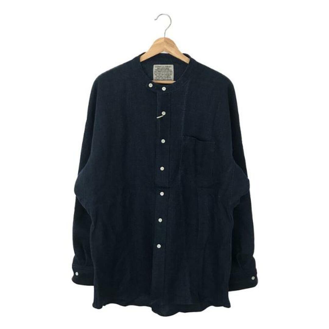 【新品】  SUNNY ELEMENT / サニーエレメント | Park Shirt / リネン パークシャツ | M | Indigo | メンズ