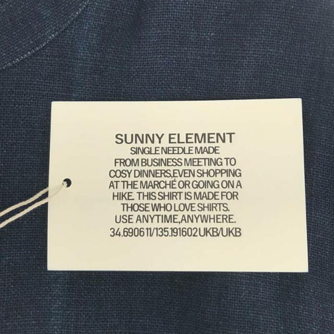 【新品】  SUNNY ELEMENT / サニーエレメント | Park Shirt / リネン パークシャツ | M | Indigo | メンズ メンズのトップス(Tシャツ/カットソー(七分/長袖))の商品写真