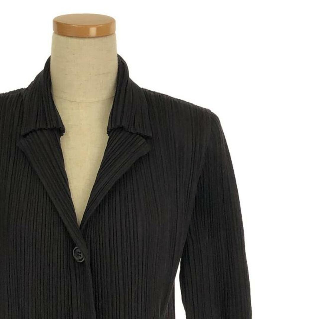【美品】 PLEATS PLEASE ISSEY MIYAKE / プリーツプリーズイッセイミヤケ | プリーツ 3Bシングルブレスト ロングジャケット | 3 | ダークブラウン | レディース 【美品】 PLEATS PLEASE ISSEY MIYAKE / プリーツプリーズイッセイミヤケ | プリーツ 3Bシングルブレスト ロングジャケット | 3 | ダークブラウン | レディース